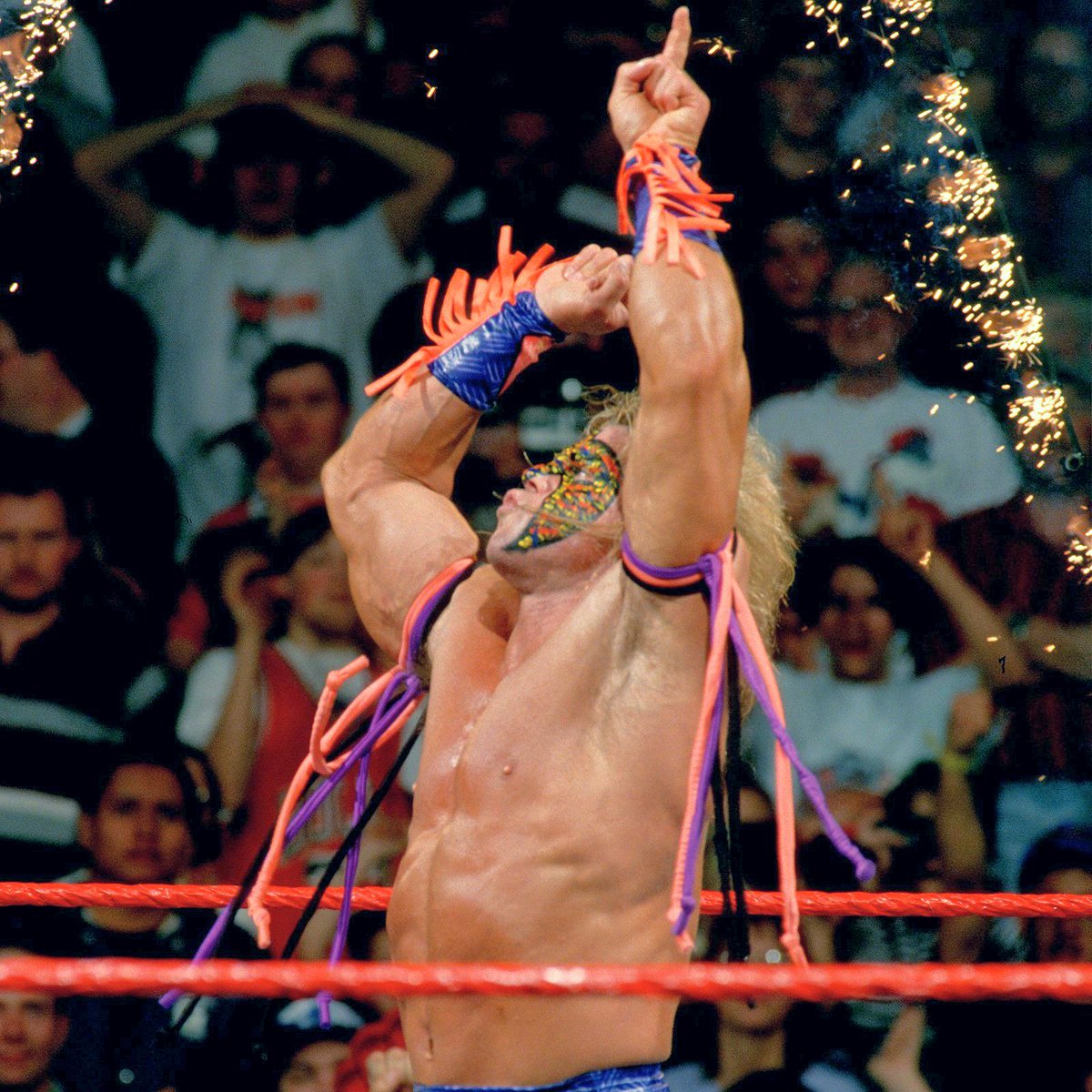 WWFWrestling1's tweet image. On this day in 1996: Ultimate Warrior defeated Isaac Yankem on Monday Night Raw. #WWF #WWE #Wrestling #Kane #UltimateWarrior