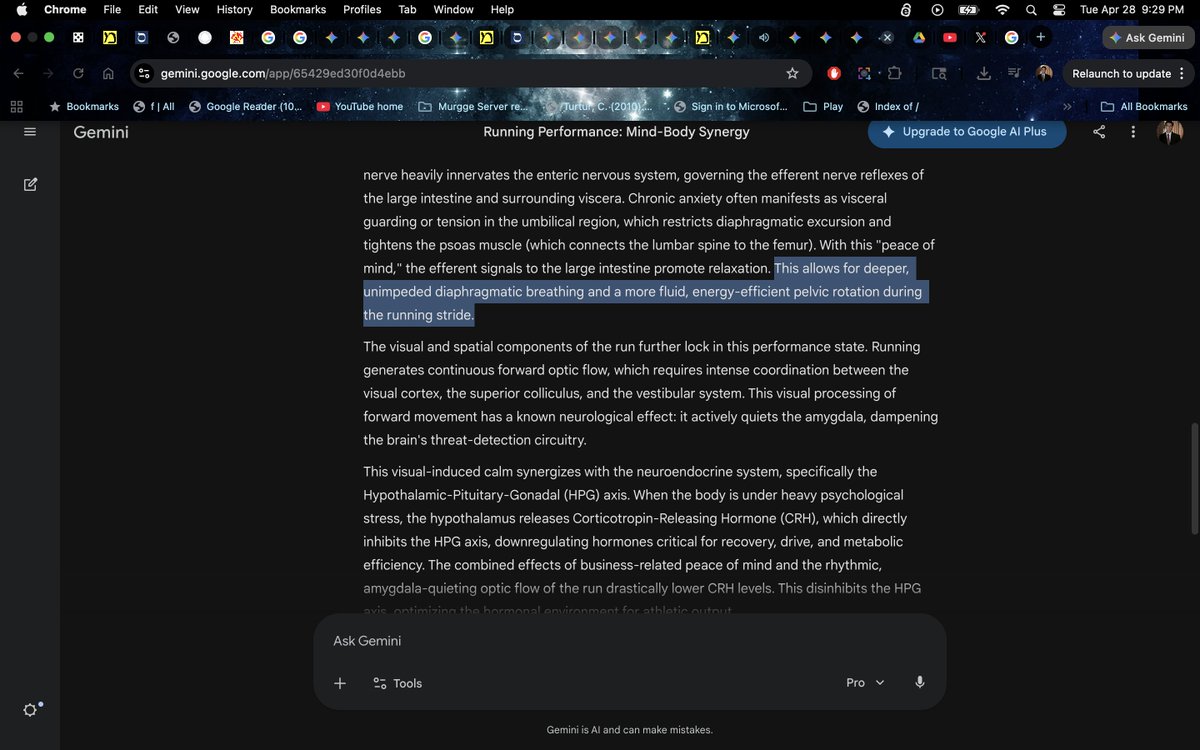 jhazani's tweet image. #ohmyword 🫢

"Chronic anxiety often manifests as visceral guarding or tension in the umbilical region, which restricts diaphragmatic excursion." #neuroscience #ENS #braingutaxis #braingut