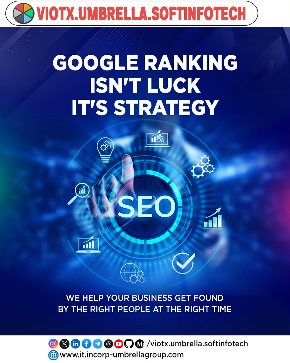 ViotxSofInfoTec's tweet image. "Get your business noticed where it matters most. With the right SEO strategy, we help you reach the right audience, increase visibility, and turn searches into real opportunities.

#IT #DigitalIndia #Zoho #BusinessAutomation"