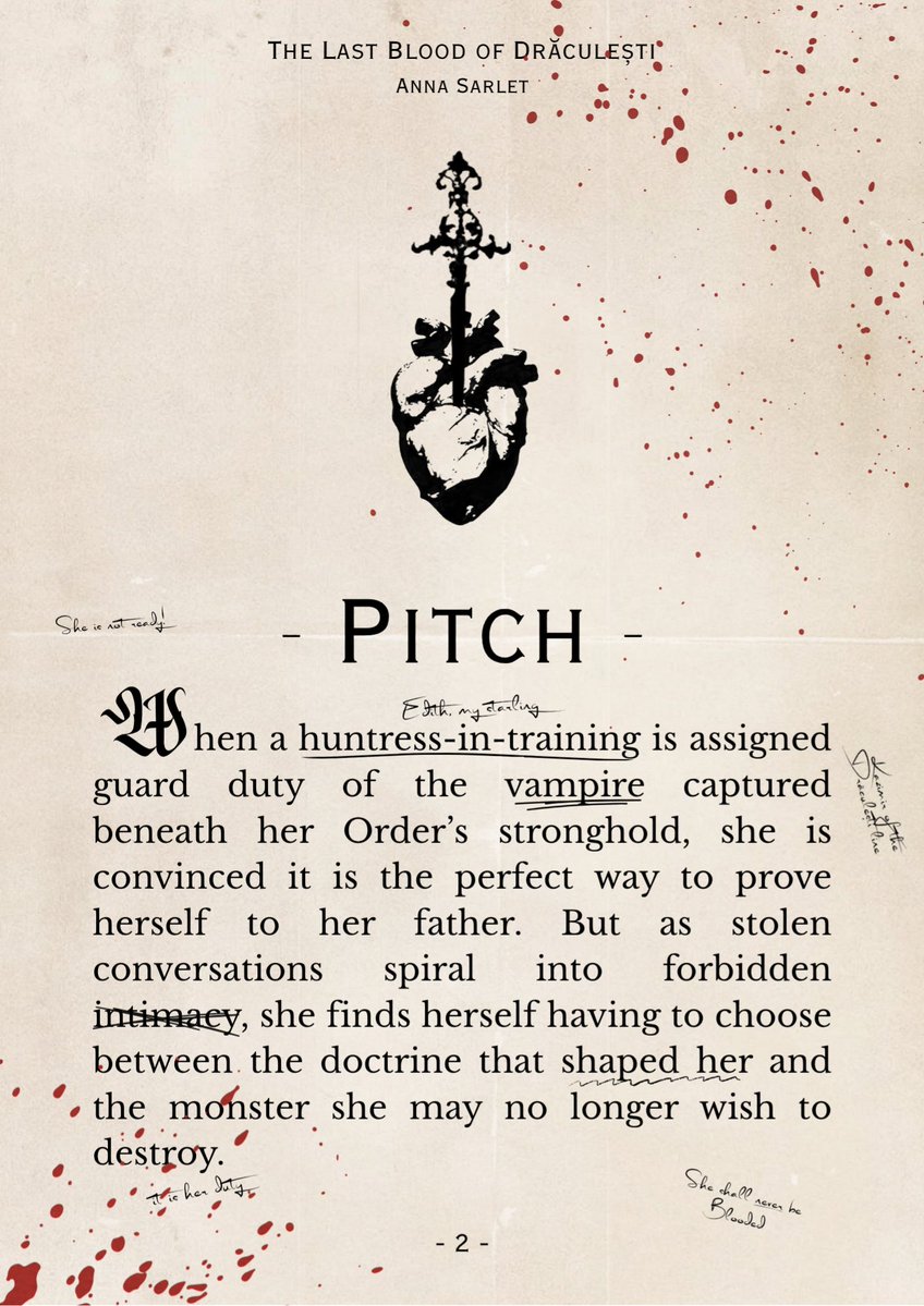 AnnaSarlet's tweet image. Dracula × Frankenstein

introducing THE LAST BLOOD OF DRĂCULEȘTI 🦷🧛⛪️
♱ gothic romance
♱ vampire hunter x vampire
♱ secret, cult-like order
♱ religious trauma
♱ who is the real monster?
♱ love vs. duty

#questpit #W #A #R