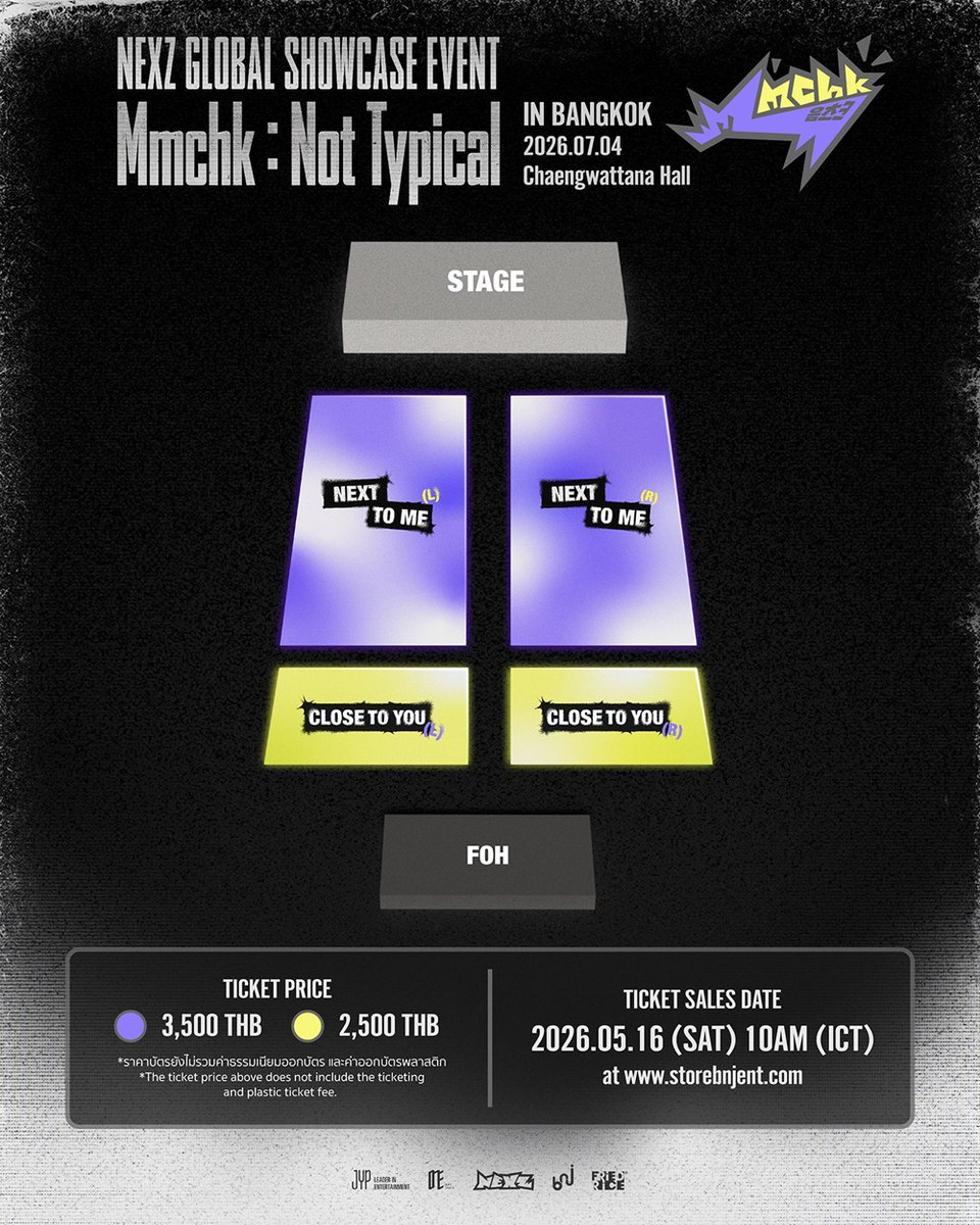 NEXZ GLOBAL SHOWCASE EVENT <Mmchk : Not Typical> in BANGKOKを昨日
