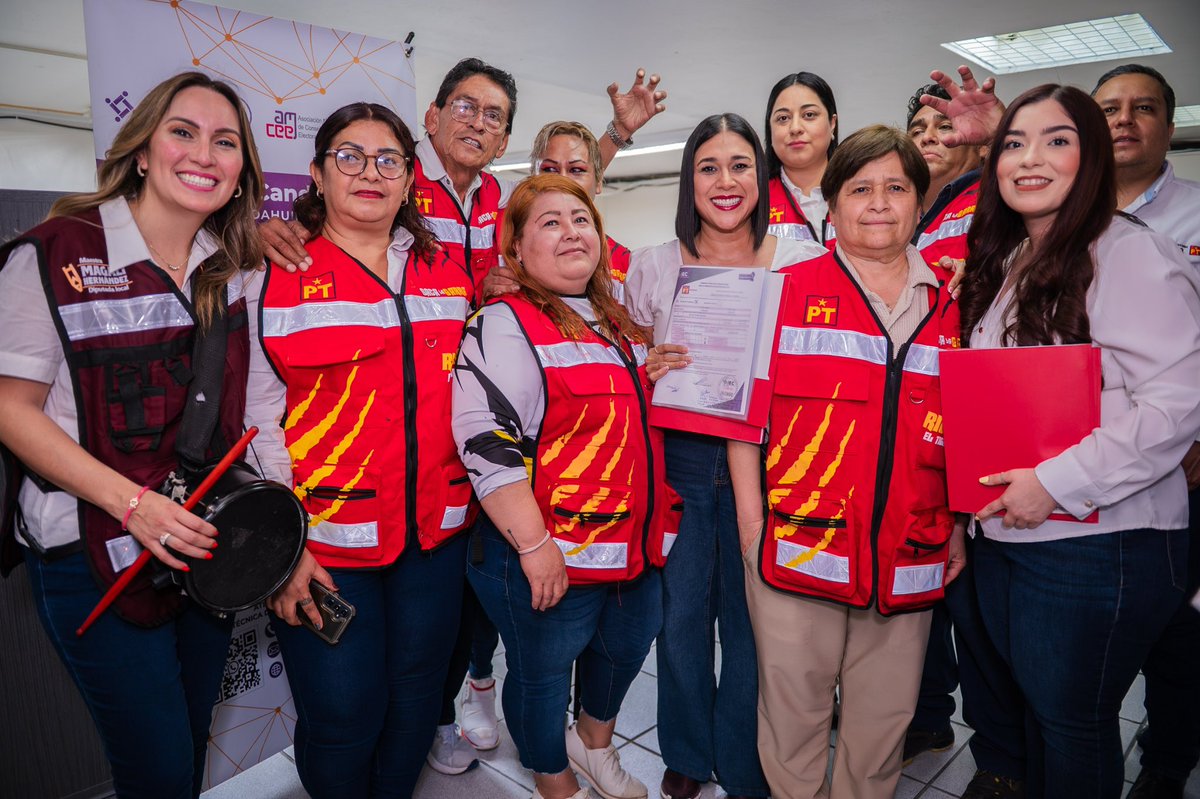 Ruby Rangel Mayra Ruby Rangel se registra como candidata de MORENA-PT; Inicia ...