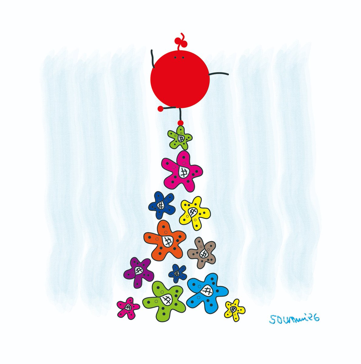 manlai23566's tweet image. 借分享鄭秀文的說話︰
「與其怕老，不如好好擁抱年華！
   生命有限，活出自己的無限！
   Anything is possible ! 」
#illustrations #artwork #love #hope #faith
No commercial use or reproduction of my artwork.
No copying or imitation.
@BOGUMMY