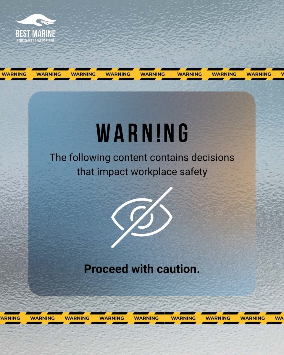 BestMarine2's tweet image. PPE decisions based only on assumptions often fail when exposed to real working conditions.
Performance, durability, and reliability define true safety effectiveness on site.

#BestMarine #WorkplaceSafety #IndustrialSafety #PPE #DecisionMaking #SafetyFirst #RiskManagement