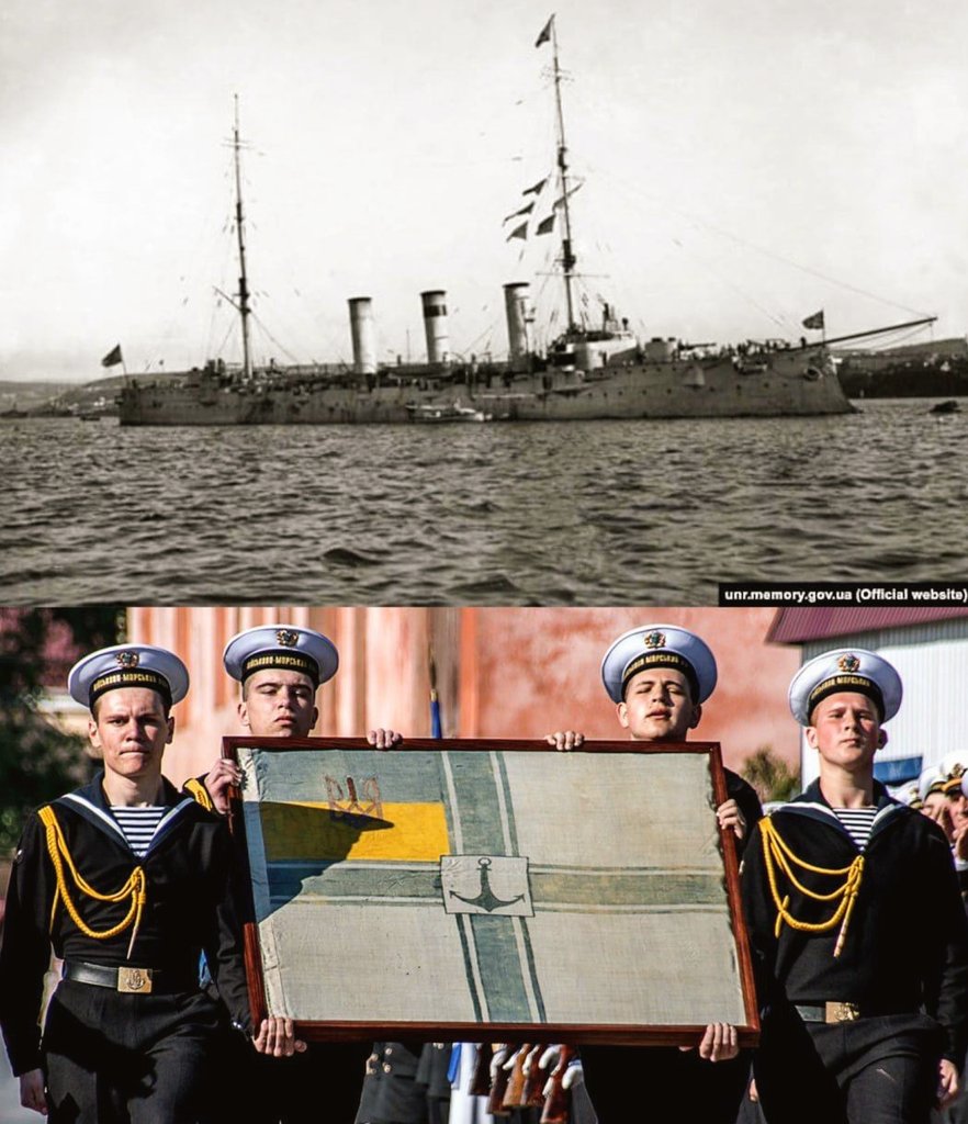 KorhevKorhev1's tweet photo. 29 квітня 1918 року над
кораблями Чорноморського
флоту у Севастополі був
піднятий український прапор.
В Севастополі на лінкорах,
крейсерах, деяких есмінцях
були спущені червоні
прапори та підняті українські
Дата 29 квітня стала днем
зародження Українського
військового флоту. 🇺🇦 https://t.co/tHnz7oN9K8