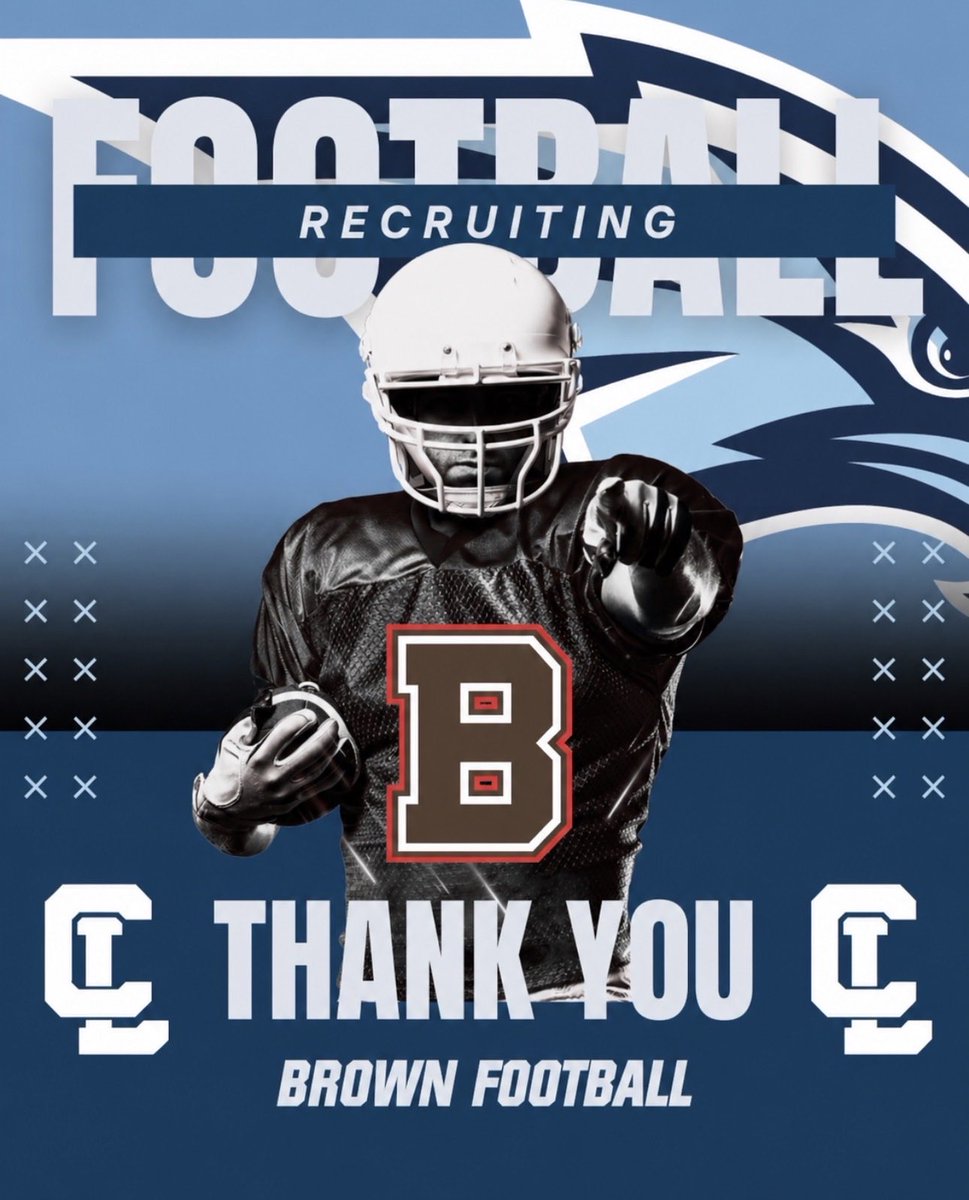 I had a great conversation with <a href="/CoachPXMurphy/">Patrick X Murphy</a> today! Thank you for taking the time to come down and visit. Can’t wait to throw in front of you and <a href="/BrownU_Football/">Brown Bears Football</a> soon. <a href="/CoachDrewDayton/">Drew Dayton</a> <a href="/FootballLatin/">Charlotte Latin Football</a>
