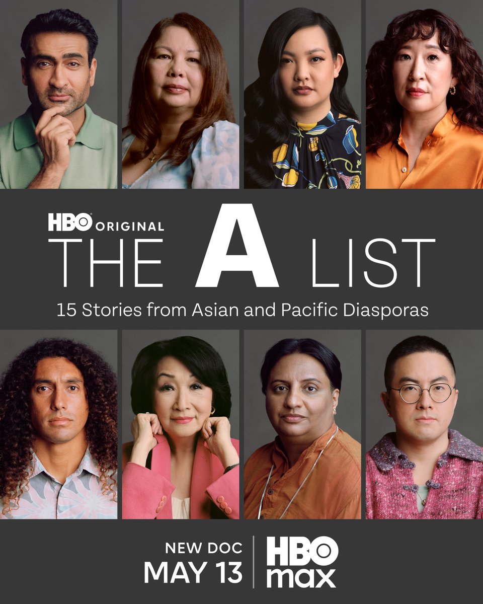 HBODocs's tweet photo. Fifteen stories. One shared humanity.  

From director Eugene Yi and Executive Producer Timothy Greenfield-Sanders, #TheAListHBO: 15 Stories from Asian and Pacific Diasporas premieres May 13 on @hbomax.

Portraits by Timothy Greenfield-Sanders https://t.co/4RU87cRTcg