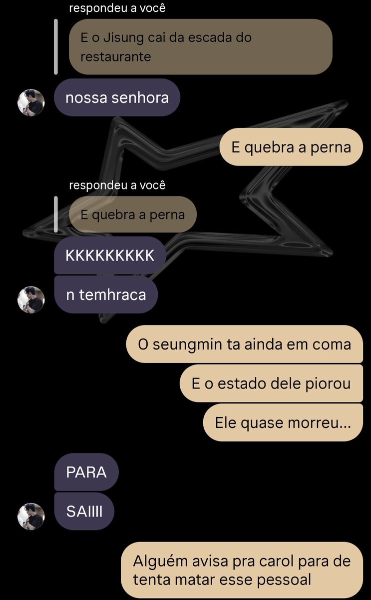 Vc foi fazer uma gracinha sobre better man e agora seu melhor amigo acha q ta todo mundo na reta final da vida