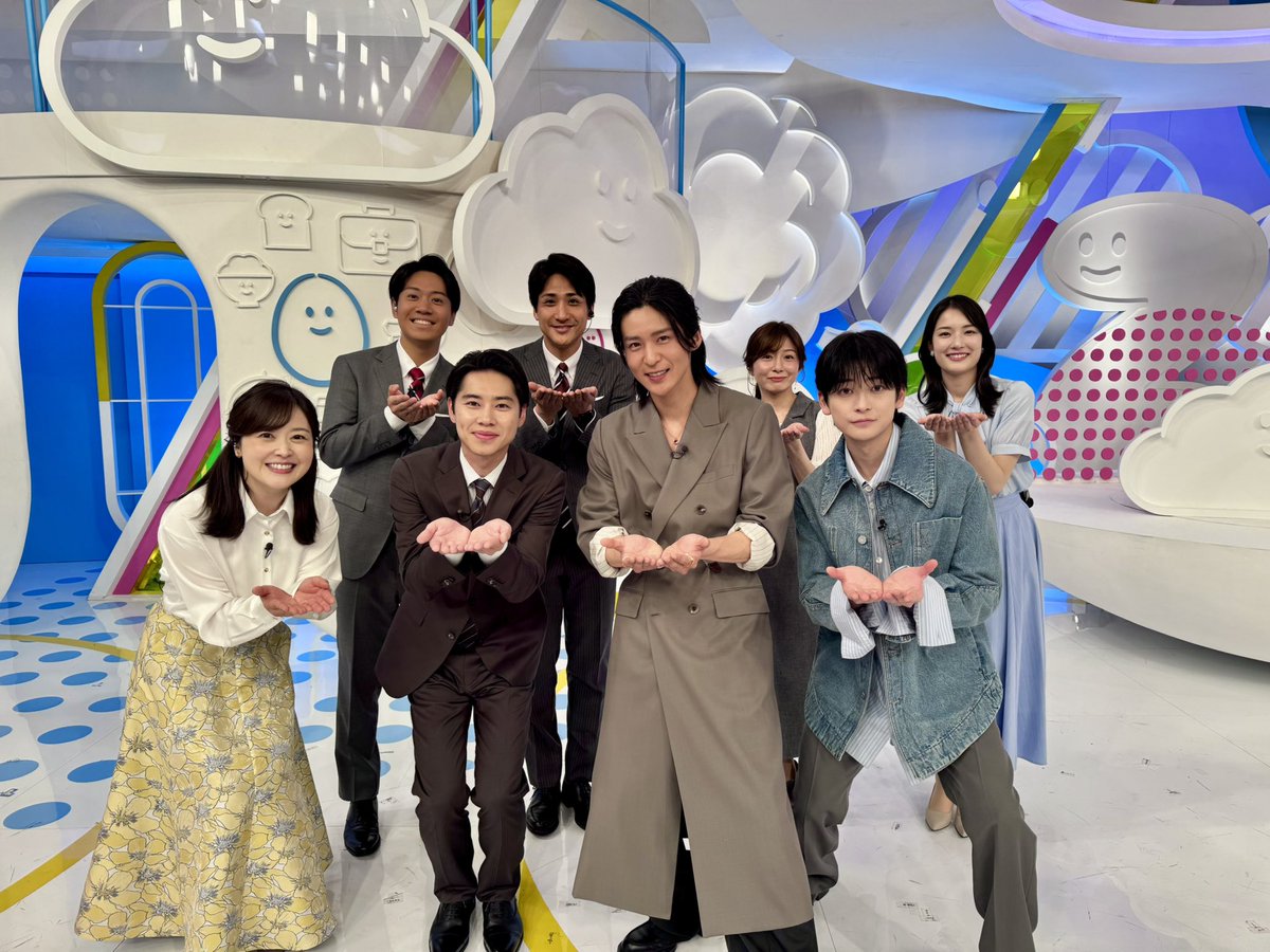 #目黒蓮 さん #高橋文哉 さん
朝から #ZIP!出演ありがとうございました！
生カリスマックスも素敵でした！

水曜パーソナリティーの
戸塚純貴さんも出演する
映画『SAKAMOTO DAYS』は本日公開！
ぜひ劇場でご覧ください🎬
<a href="/skmtdays_movie/">映画『SAKAMOTO DAYS』【公式】</a> #SAKAMOTODAYS