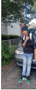 #MISSING: Robinson, Amir, 15yrs old, 5’8, 150 lbs, wearing a black hooded sweatshirt, black pants with a stipe down the side and white shoes. LAST SEEN approximately 2:30pm in the Dundalk area.  If seen or located, please contact 911 or 410-887-7320.