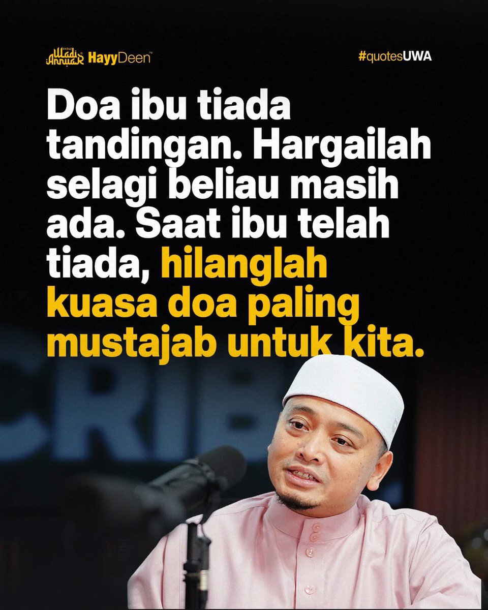 Ustaz Wadi Annuar tweet media