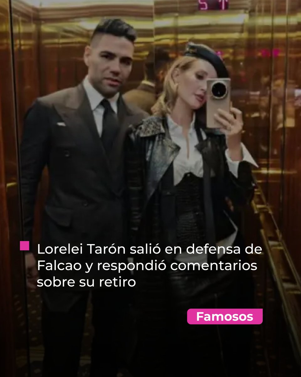 CaracolTV's tweet image. ¡No se quedó callada! 🔥 tinyurl.com/3rere48m 

La esposa del delantero salió en su defensa tras las críticas que piden su retiro. El mensaje ya encendió el debate en redes sociales. 🗣️⚽ #Falcao #LoreleiTarón #Famosos