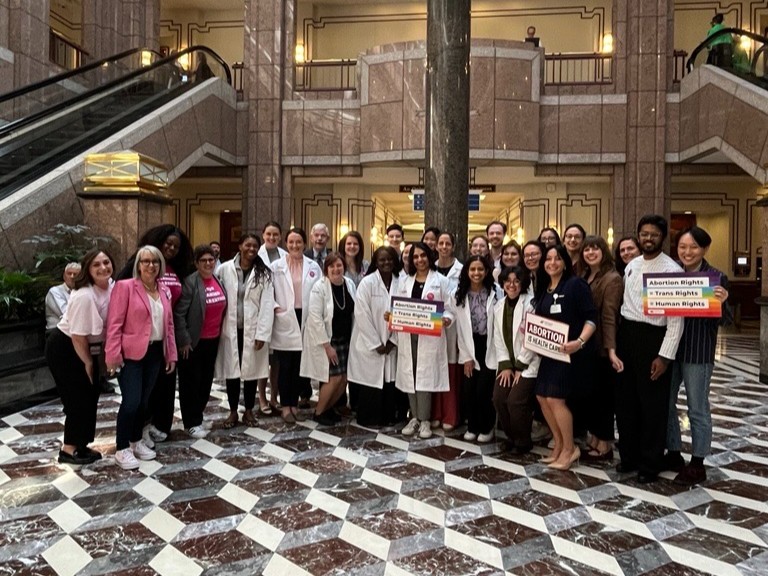 ppvotesct's tweet photo. We had a stacked and successful Repro Rights Advocacy Day with our partners at @reproequitynow, @ACOG and @ACNMmidwives! ✨ 

With session ending in just over a week, we showed up advocating for essential health care legislation in Connecticut, for both patients and providers. https://t.co/5VpEdBJBaS