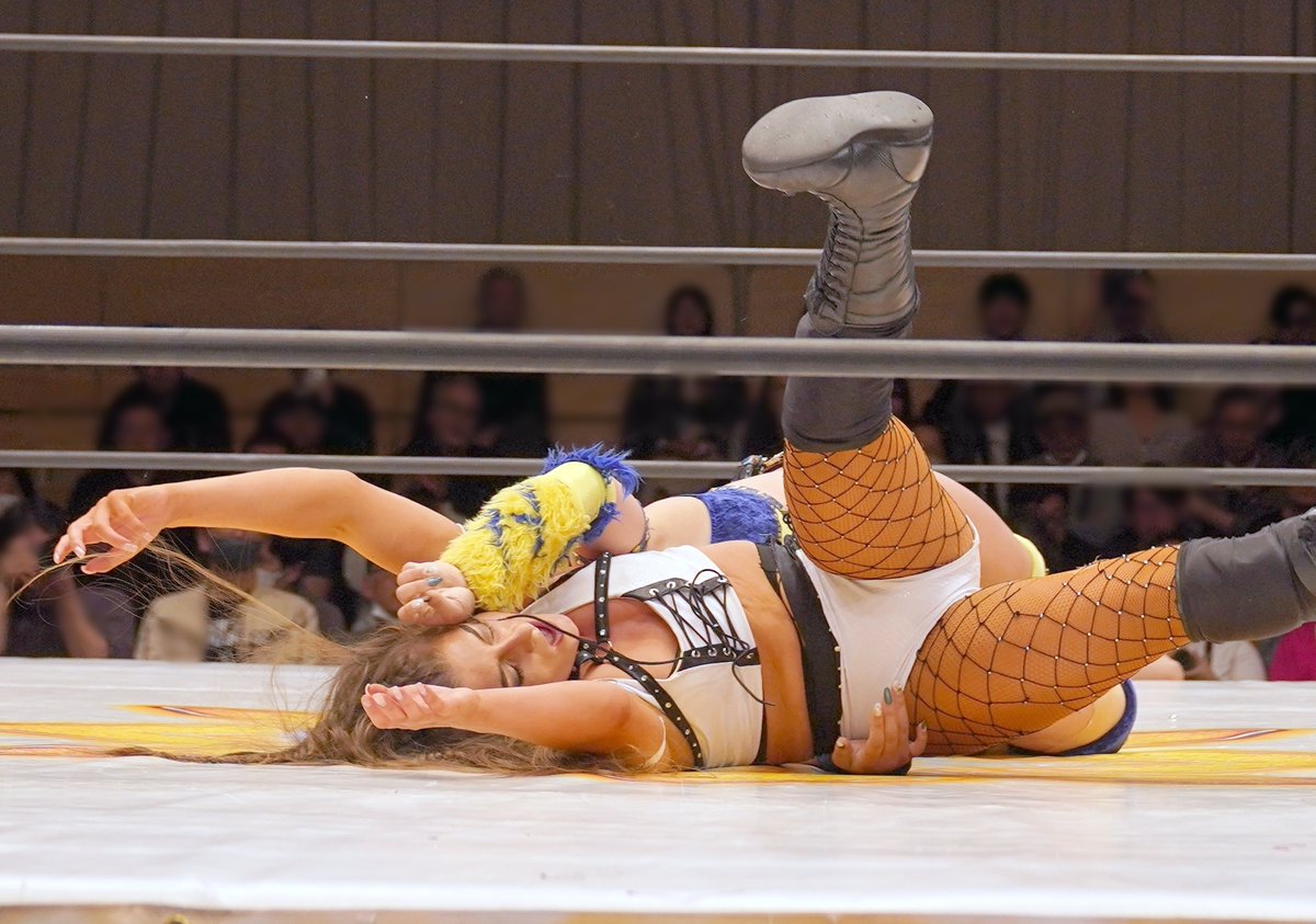 arrinaimyon1's tweet image. 2026年4月25日　後楽園ホール
マリーゴールド　#MARIGOLD　#pw_mg
◆BEW女子選手権試合
エンジェル・ヘイズ vs #山岡聖怜

ジャーマンスープレックスからのエイオキクラッチで
山岡聖怜さんの勝利です
@y_seri_1113