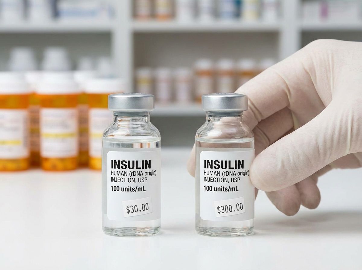 QuantumParty_'s tweet image. Drug prices in America are the highest on earth. Insulin costs $300 here and $30 in Canada. The same pill. The same manufacturer. The difference is that Congress made a deal with Big Pharma where the government isn't allowed to negotiate bulk discounts — no matter how much they