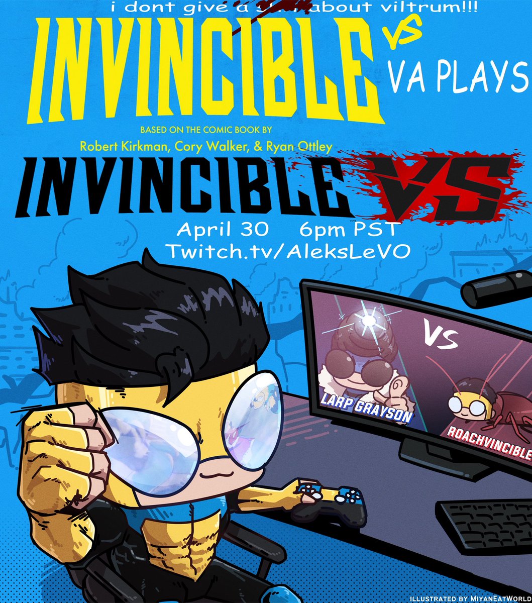 Aleks Le | MARK 🐝 in INVINCIBLE VS tweet media