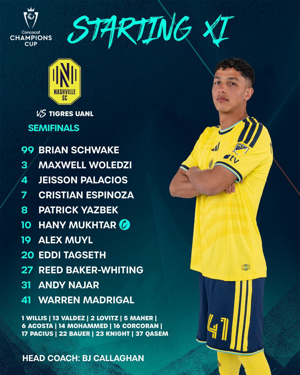 ZonaFUT1's tweet image. #ConcaChampions | 🇺🇸 #NAS 🆚 #TIG 🇲🇽 

Como parte de la semifinal de la @TheChampions  2026; @TigresOficial se mide ante @NashvilleSC en Tennessee. 

NO TE PIERDAS ESTE GRAN ENCUENTRO Y VÍVELO POR AQUÍ 👇

youtube.com/live/ewYTWofZt…