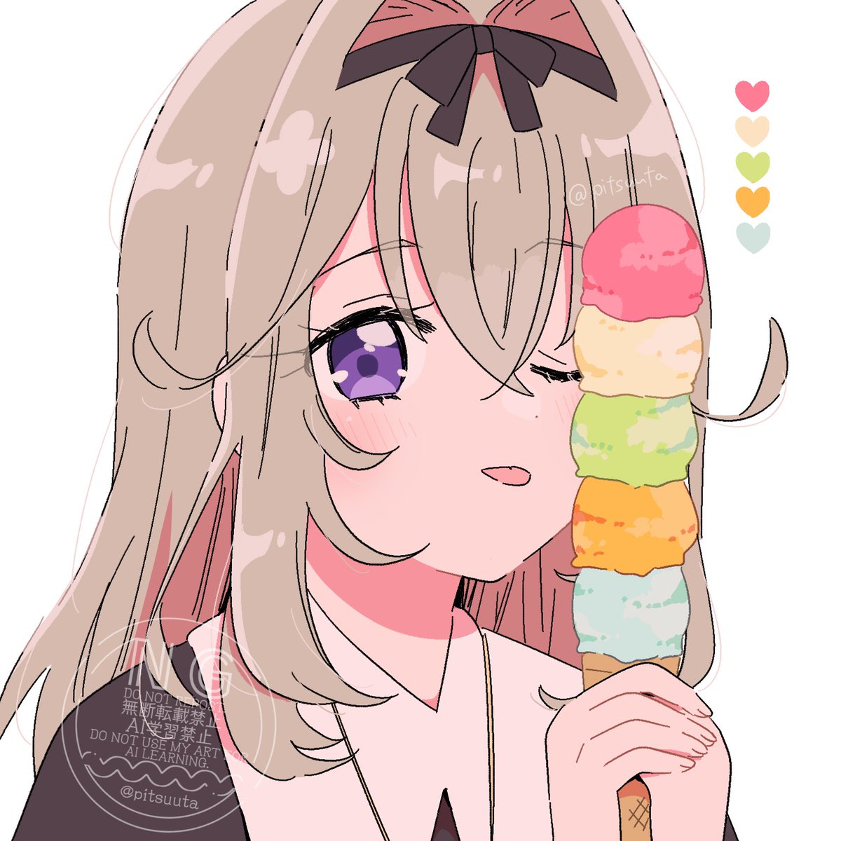 今月もありがとうございました❤︎
#今月描いた絵を晒す 