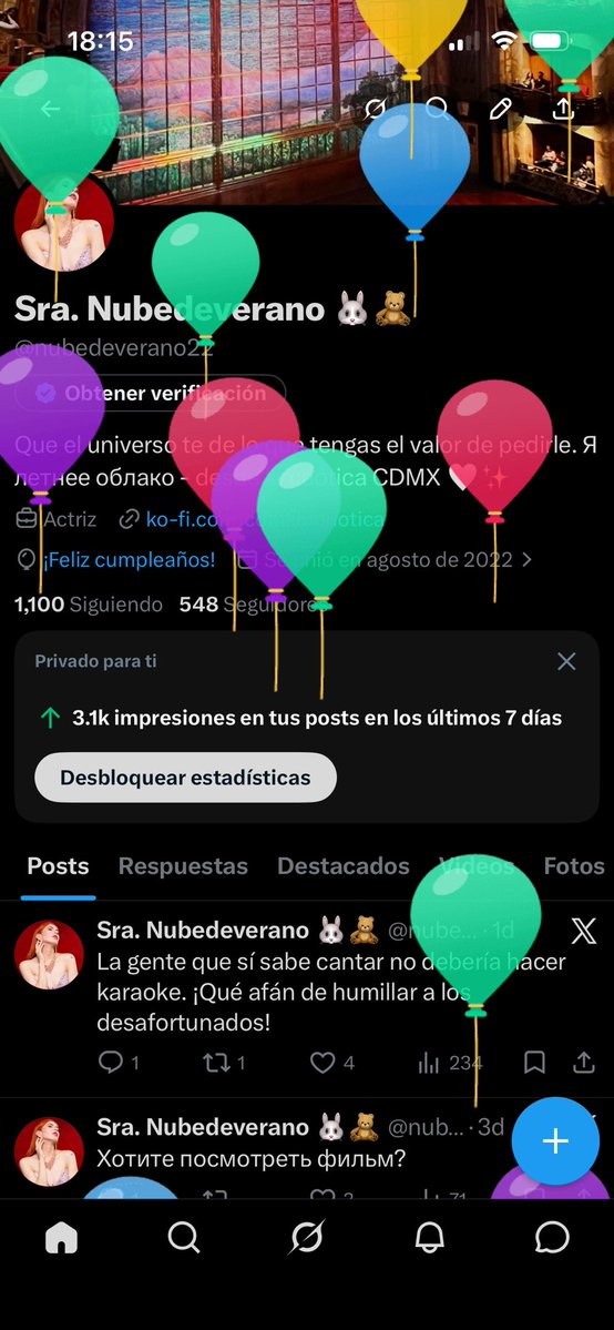 Sra. Nubedeverano 🐰🧸 tweet media