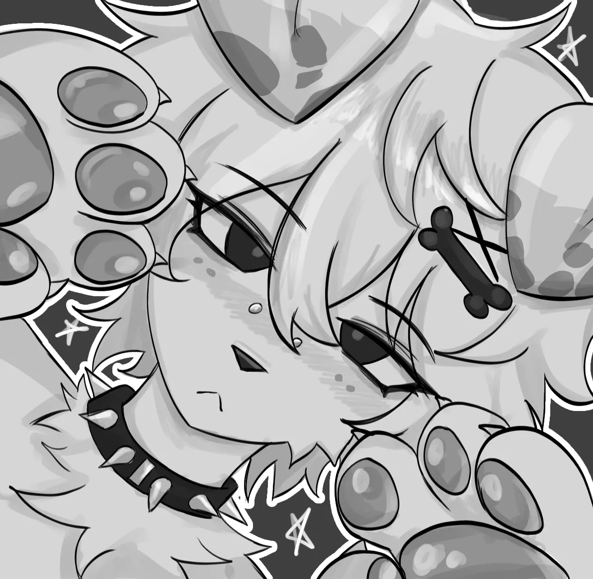 miyakokento_'s tweet photo. paws in yo face!! #art https://t.co/cBCxbfUpA9