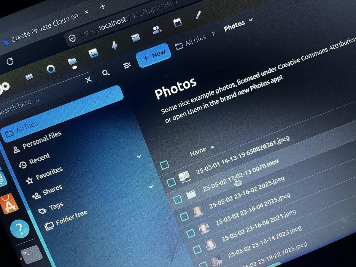 Odhiambo_Clovis's tweet image. PRIVATE CLOUD SERVER ☁️:
• self hosted cloud
POV: your “cloud storage” is now sitting in your room 😂

No more Google Drive and Icloud subscriptions.
Just storage, packets &amp;amp; hard drive

*nothing feels better than watching your server handle uploads😎

#nextcloud #cloud