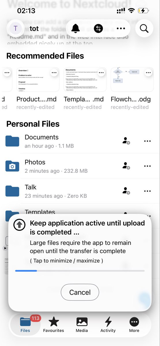 Odhiambo_Clovis's tweet image. PRIVATE CLOUD SERVER ☁️:
• self hosted cloud
POV: your “cloud storage” is now sitting in your room 😂

No more Google Drive and Icloud subscriptions.
Just storage, packets &amp;amp; hard drive

*nothing feels better than watching your server handle uploads😎

#nextcloud #cloud