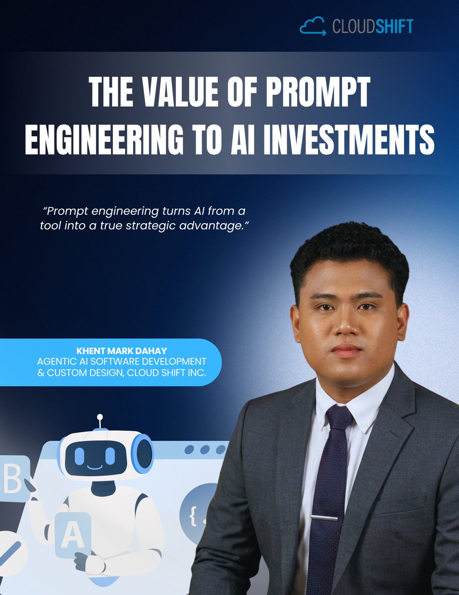 Cshift2019's tweet photo. AI isn’t the advantage—how you prompt it is.

Prompt Engineering transforms generic outputs into strategic insights.

Companies that master it will lead the AI-driven future.

#AI #PromptEngineering #GenerativeAI #Tech #Innovation #FutureOfWork https://t.co/7T37xIZCpb