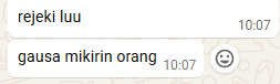 paleblueesky's tweet photo. @tanyakanrl kata ibu hrd ku gini nder wkwk https://t.co/aWXvxXpXvd