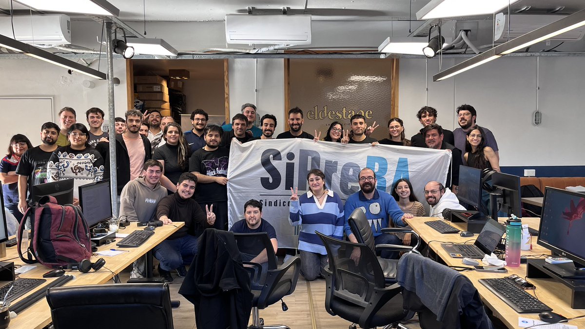 Trabajadores de El Destape tweet media