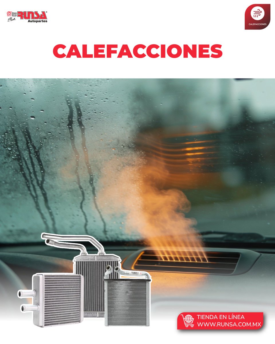 RunsaAutopartes's tweet image. Calefacciones con calidad de equipo original.

#Calefacciones #CalefaccionesParaAuto #Runsa #MantenimientoAutomotriz #ServicioAutomotriz #TallerAutomotriz #RefaccionesParaAuto