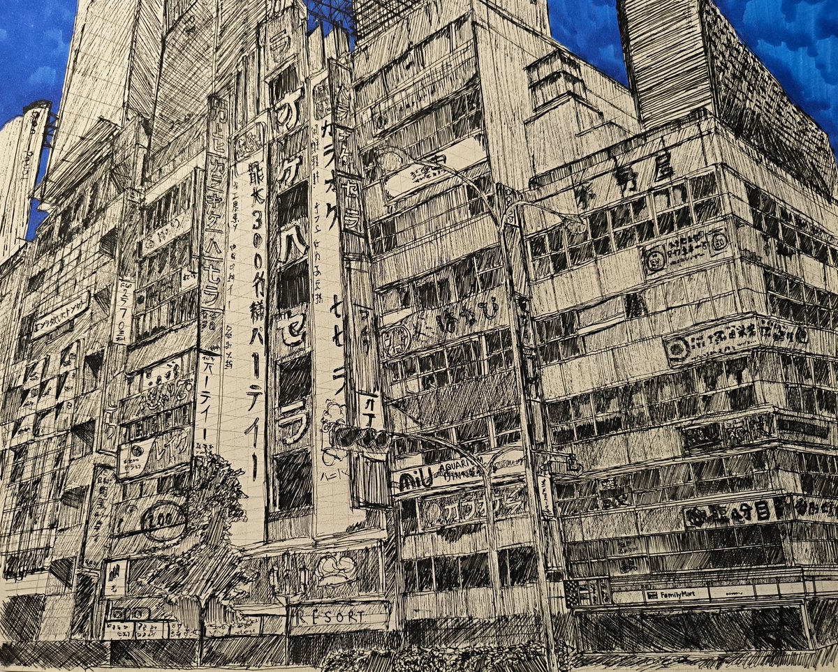 sat_suntuk_'s tweet photo. 新宿
#art #sketch #illustration #drawing https://t.co/5PBIVbsQgU