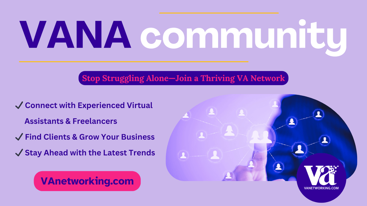 vanetworking's tweet photo. Having a special event? A Virtual Assistant can assist you to make sure the day runs smoothly. #VAtip https://t.co/OuYvQoRnG4