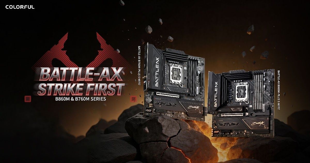 TekkiePinas's tweet image. 🎮 COLORFUL just refreshed its BATTLE-AX motherboard series with Wi-Fi 7 📡, stronger performance ⚙️, and future-ready upgrades for modern PC builds. A solid option for gamers and creators aiming higher. #PCBuild #WiFi7 #TechUpdate

Read 🌐 buff.ly/Uhqnq7X