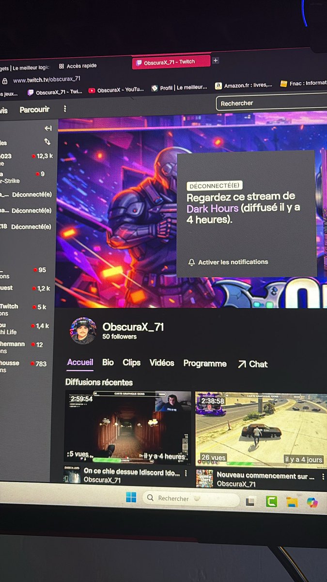 ObscuraX_71's tweet image. Tanks you team  50 followers  reached tanks to you !!

Merci la team on à atteint les 50 followers grâce à vous !!! 

Rejoignez moi sur discord ! 

Join me on Discord !

discord.gg/HFwesnhkNx
Clip the replay
twitch.tv/videos/2759321…

#twitch #fyp #twitchfr #cliptwitch #youtube