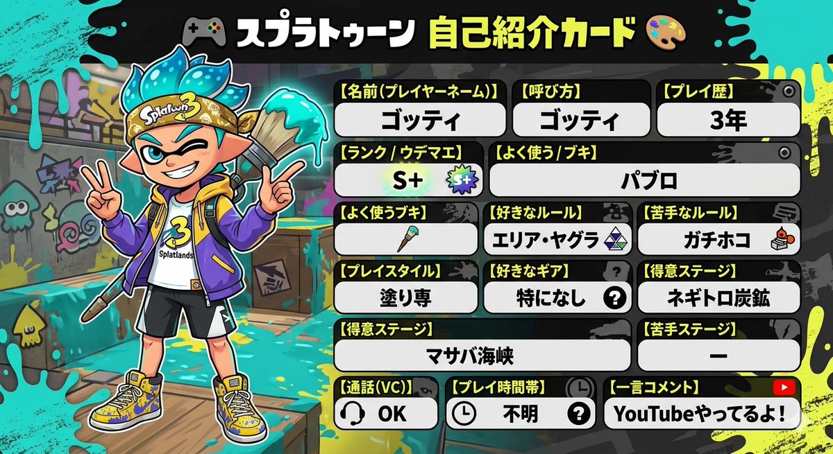 ゴッティ🐬【劇団スプラ座】 tweet media