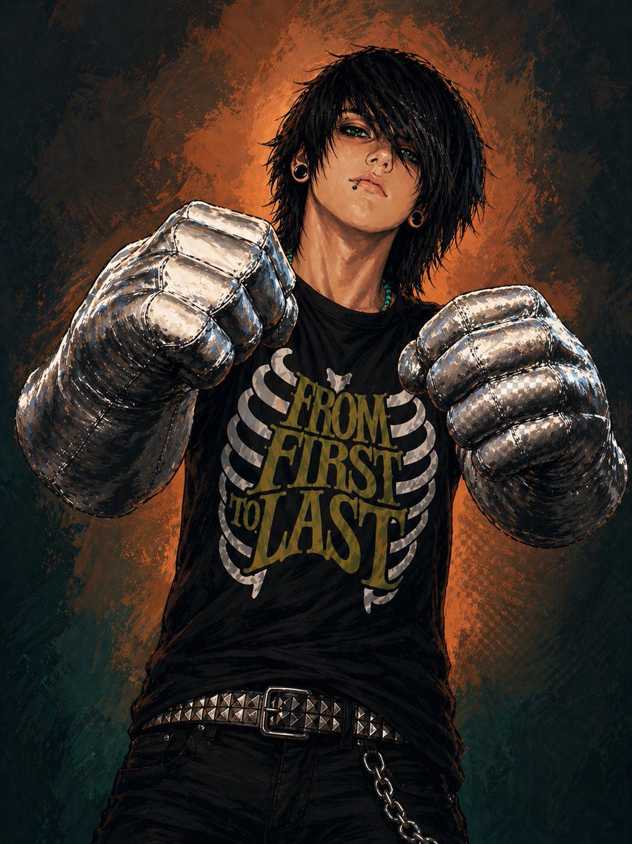 R3d_L3tt3rs's tweet photo. Where my punk/emo/screamo era kids at?!
#SCU #AIart #SelfPortrait #Emo #Punk #Screamo #FromFirsttoLast #FF5 #FamilyForce5 https://t.co/uhpoMNcCMP