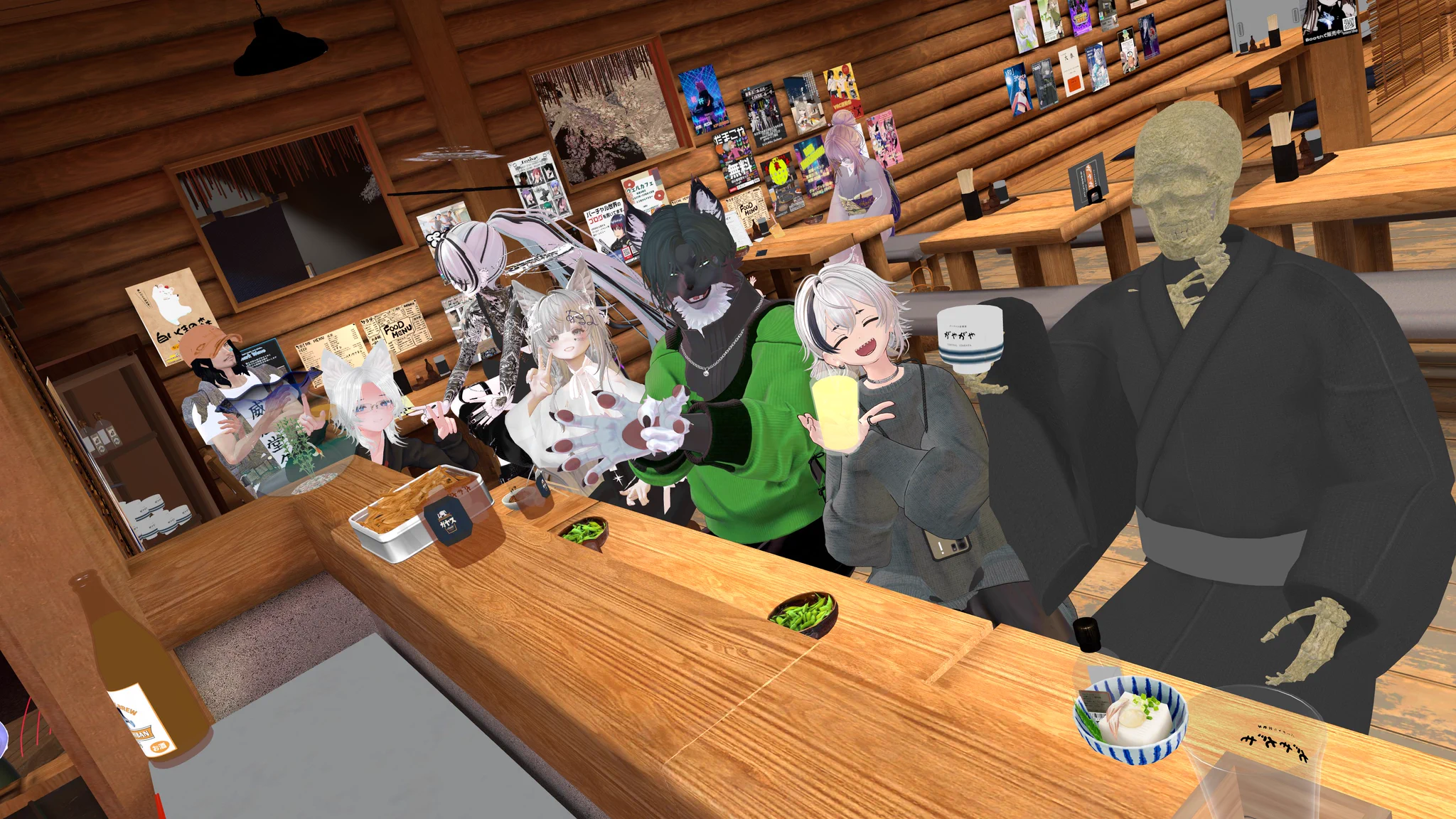 公式)バーチャル居酒屋がやがや on X: 