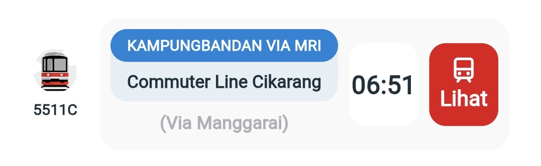 wewenk's tweet photo. 5511C menuju Kp Bandan yg biasa di Duri jam 06.51 gak beroperasi ya hari ini @CommuterLine ? https://t.co/jkBFucDNMi