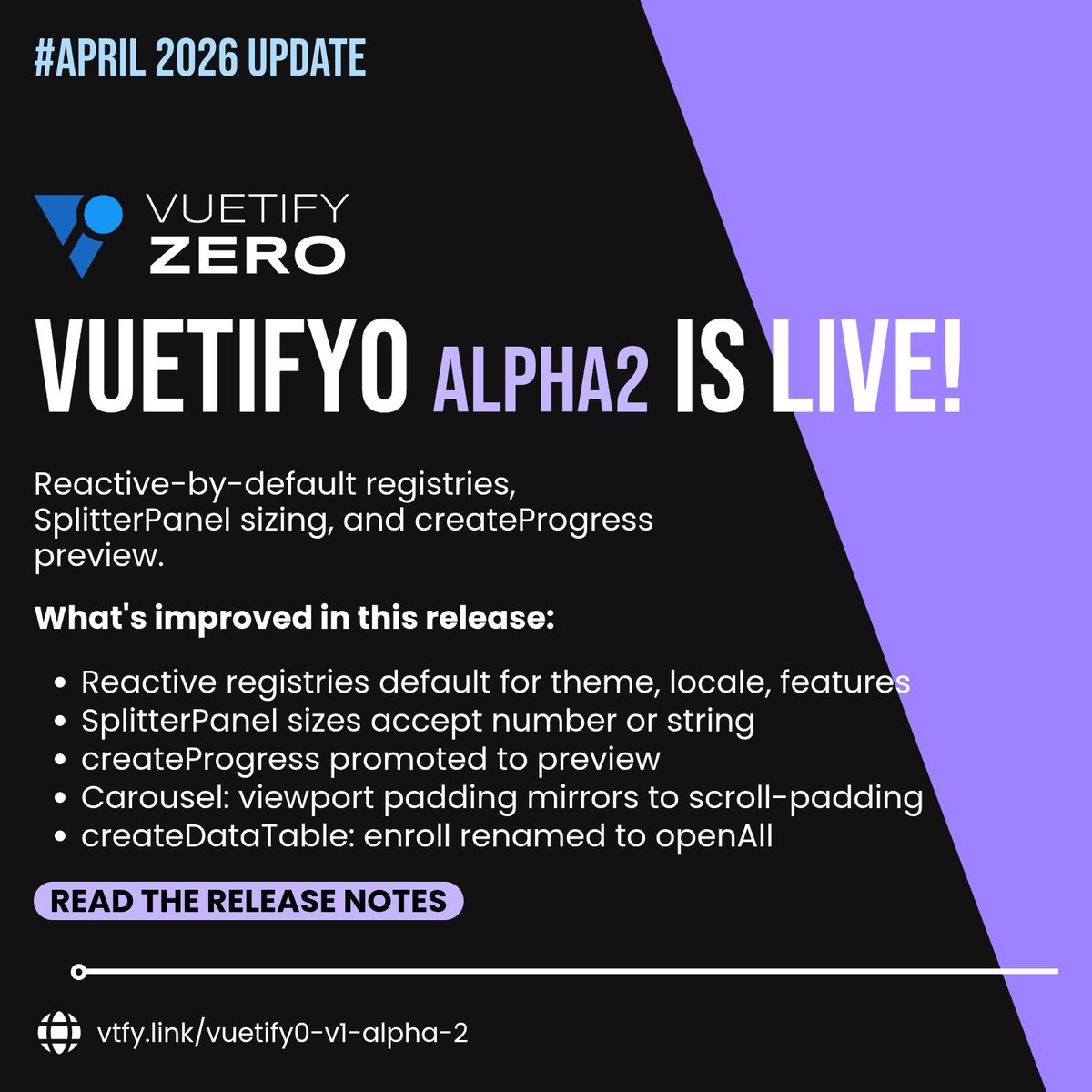 Vuetify tweet media