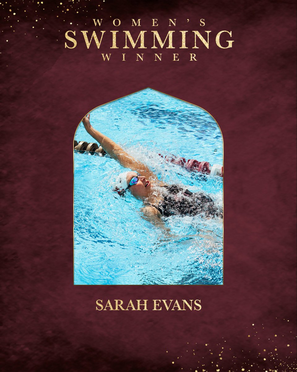 FSU_Swimming's tweet photo. Congrats to Sarah Evans, our 2025–26 Women’s Golden Nole Award Winner! ✨ https://t.co/VlmRHTTAsE