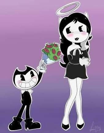 Hankcombat69's tweet photo. #Bendy y #Aliceangel https://t.co/UTc40Vu9C0