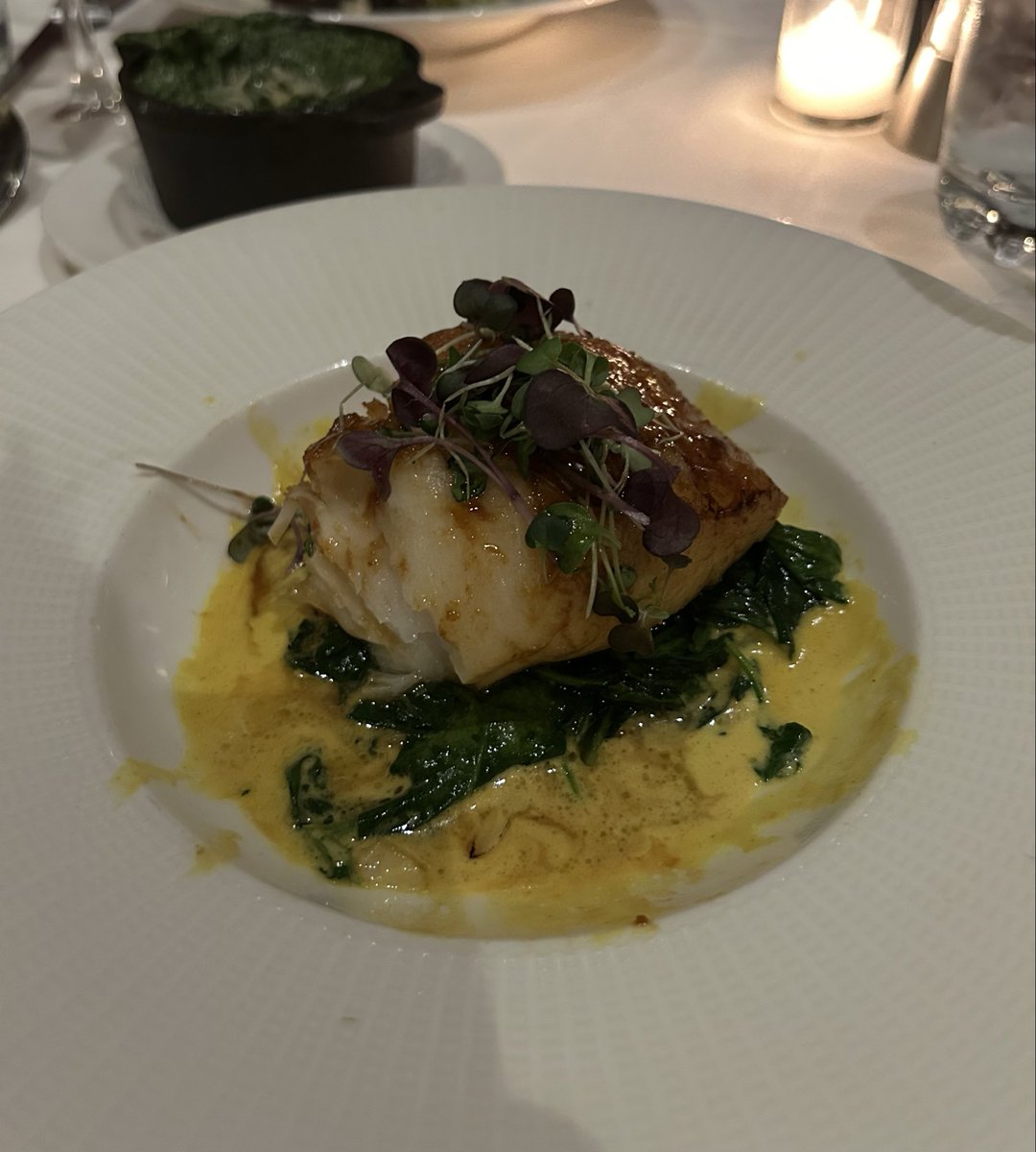 Seafood at steakhouse gem