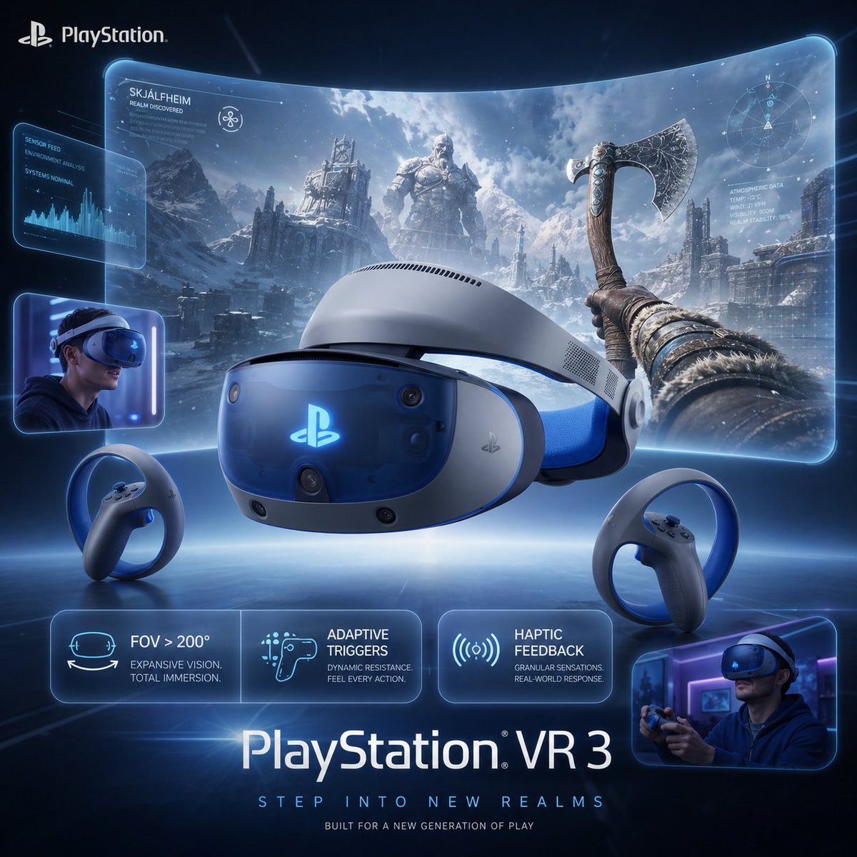 vih8p's tweet image. Depois de vender bem abaixo do esperado, será que a Sony vai continuar insistindo no PlayStation VR na geração do PS6? Vem aí o PSVR 3? 👀

#PSVR #VRGame #PS5 #PS6