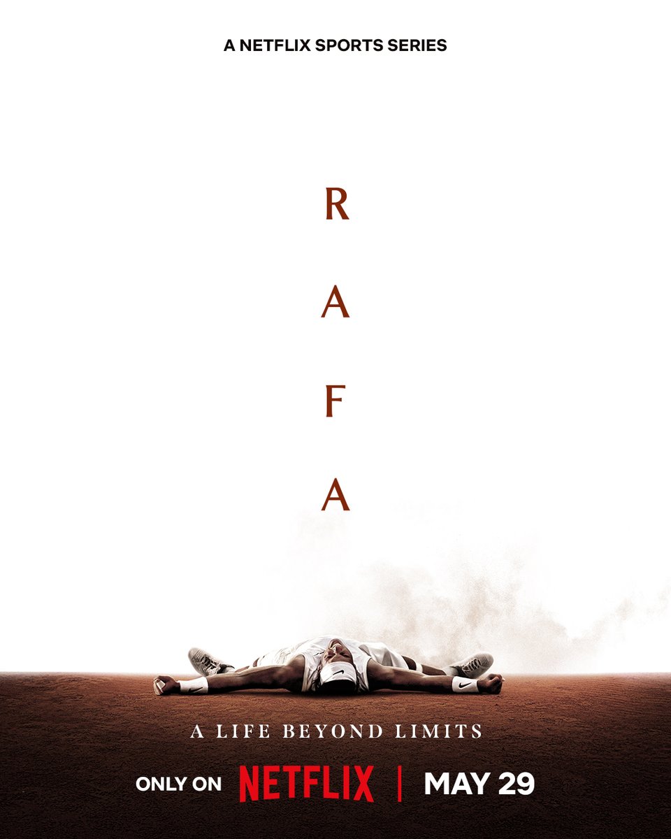 "To reach the top, you have to go near the limit." - <a href="/RafaelNadal/">Rafa Nadal</a>

The documentary series Rafa premieres May 29.