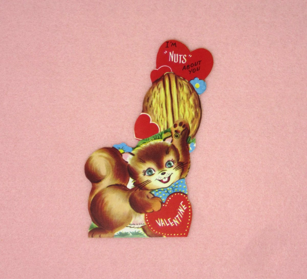 antiquelove22's tweet image. Vintage Unused Mechanical Happy Valentines Day Card Featuring an Adorable Squirrel I'm Nuts About You Perfect for Your Valentine Sweetheart tuppu.net/30d895c4 #vintage #etsyseller #Etsy #SquirrelAndNuts