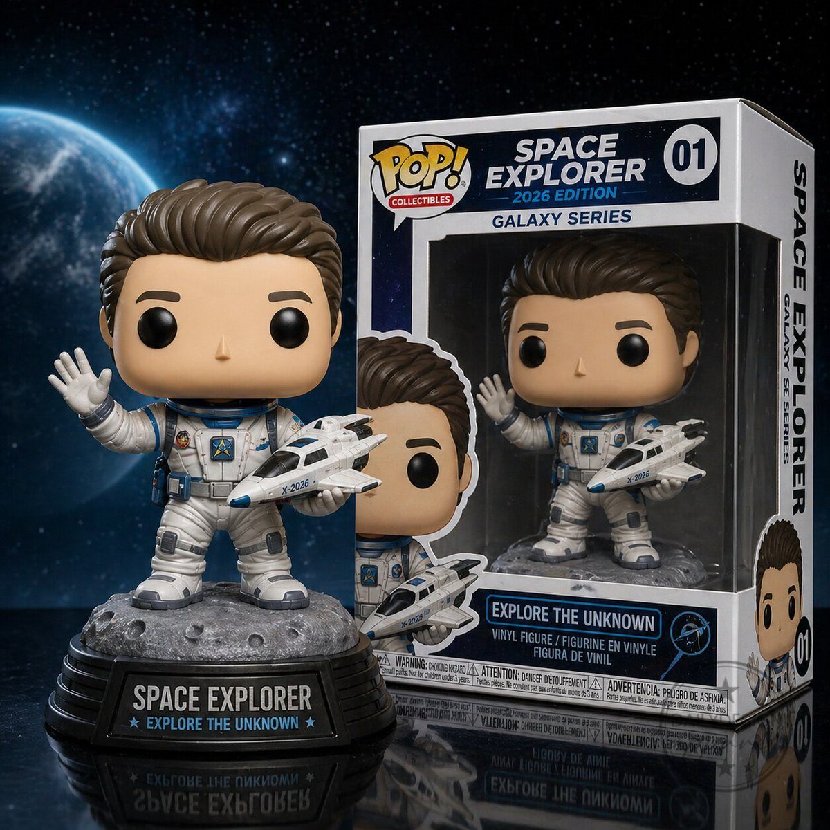 DailyshopUSA2's tweet image. To the moon and beyond! 🚀✨ Exploring the unknown with the 2026 Space Explorer. What new galaxies will we find? 🤔🪐
#SpaceExplorer #FunkoPop #ToTheMoon #Astronaut #GalaxySeries
👉 Link: dailydesignapparel.com/product/space-…