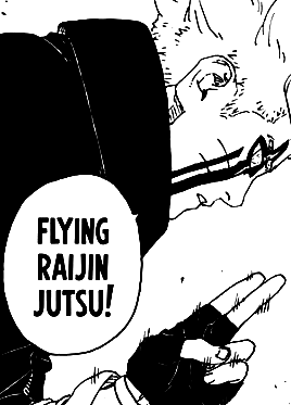 UZUHlKOS's tweet photo. Byakugan is exposed as damaged, scarred eye's lid lifts, white shine cast out as sensory abilities are enhanced. Eyes now both track the slashes, and the placements of the enemy's hands.  His own hands weave signage, and he activates the Flying Raijin. https://t.co/2UbI07TM3C