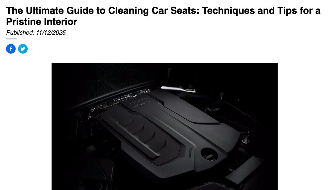 TuffyInSpfld's tweet photo. Your car's upholstery gets a great deal of heavy use.

https://t.co/OPgeru2CYo https://t.co/vr4oPDoXoT