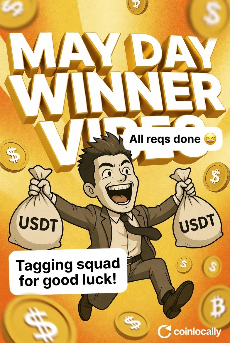 grassestouch's tweet photo. Coinlocally really knows how to make May Day stand out! 🎉

This May Day Giveaway is more than just prizes it brings real community vibes that actually feel meaningful. With 20 winners receiving 10 USDT and 60 winners getting 5 USDT, that’s a total of 320 USDT shared across the community. Huge respect for that!

I’ve been following @coinlocallyclyc for a while now, and what keeps me engaged is how smooth and user-focused the platform is. It’s not just another exchange doing random airdrops the interface is clean, the tools are useful for both beginners and experienced traders, and you can tell the team is focused on building something long-term.

Each campaign they launch feels thoughtfully organized and transparent, which is honestly rare in this space.

Tagging two friends who would definitely enjoy this:

@amaranthus001 
@Novalia_Anspar 

Win or lose, I’m just glad to be part of a growing community like this. Moments like this remind me why I enjoy Web3 it’s not only about profits, but also about connections, support, and shared excitement.
Big appreciation to the Coinlocally team for consistently rewarding their community. You’re building something meaningful, and it shows.

Good luck to everyone hope the USDT reaches those who deserve it! Let’s make May 1st a great day for all of us 🚀

#coinlocally #coinlocallyawards #giveaway #cryptogiveaway #cryptoawards #airdrop #maygiveaway #cryptocampaign #WinUSDT #FreeCrypto #AirdropAlert #WinMoney #CryptoCommunity #CryptoRewards #MayDay2026