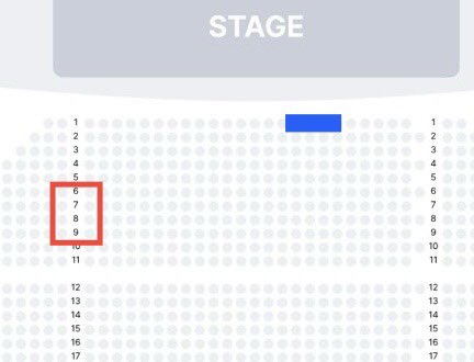 킹키부츠 자리/회차 교환

저 :
5/1 (금) 19:00
이재환 강홍석 한재아
파란색칠한 자리 중 한자리

님 : 
동일회차 or
5/3 총막공 김호영 강홍석 허윤슬
빨간색칠한 자리 중 한자리

맨션이나 디엠 주세요!